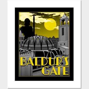 Travel Poster: Baldur's Gate Posters and Art